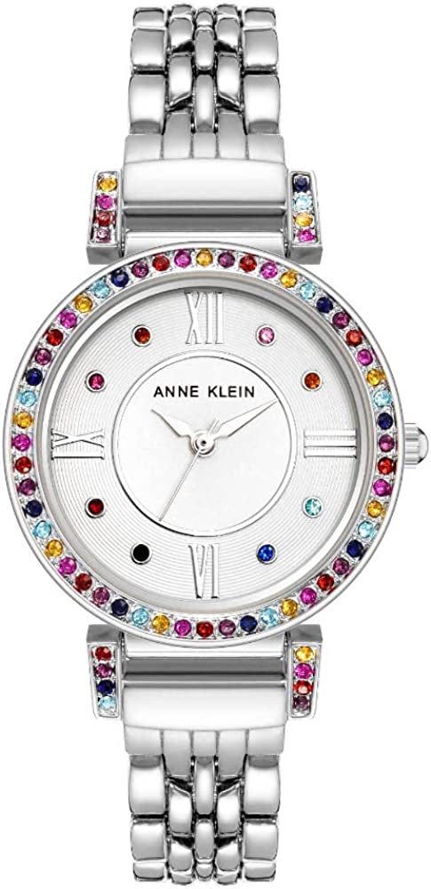 Anne Klein Women's Premium Crystal Accented Bracelet Watch, AK/2928 - Image 1